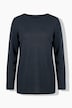 Pullover, Seidenmix, U-Boot-Ausschnitt, Langarm