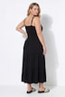 Midi-Jerseykleid, ärmellos, Wickeloptik