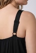 Midi-Jerseykleid, ärmellos, Wickeloptik