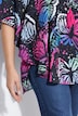 Blusenkaftan, Loose Fit, Allovermuster, Halbarm