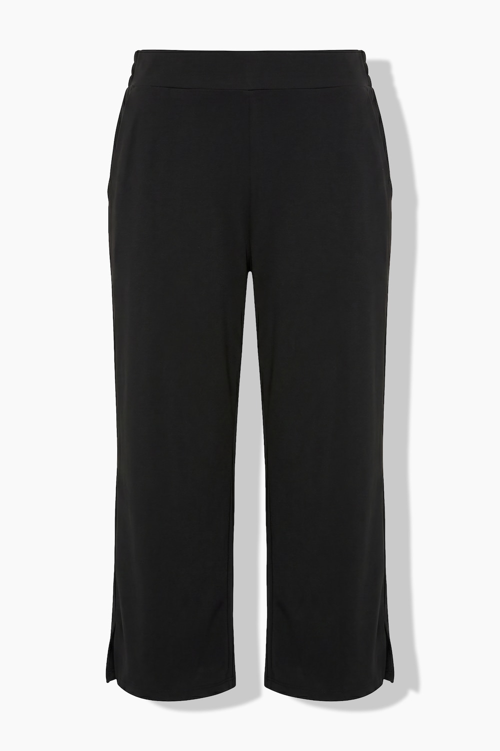 Culotte, gerades Bein, Elastikbund, Seitenschlitze