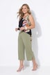 Culotte, gerades Bein, Elastikbund, Seitenschlitze