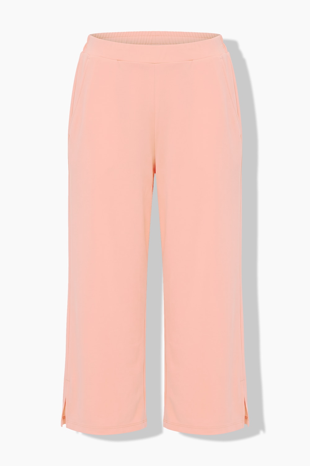 Culotte, gerades Bein, Elastikbund, Seitenschlitze