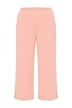 Culottes, straight leg, elastic waistband, side slits