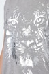 T-Shirt, A-Linie, Tiger-Motiv, Fledermausärmel mit Schlitz