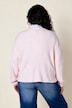 Strickjacke, Rundhals, Ballon-Langarm