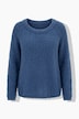 Pullover, Rollkanten, Rundhals, Langarm