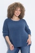 Pullover, Rollkanten, Rundhals, Langarm