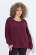 Pullover, Rollkanten, Rundhals, Langarm