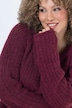 Pullover, Rollkanten, Rundhals, Langarm