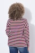 Shirt, Ringel, Oversized, U-Boot-Ausschnitt, Langarm
