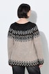 Pullover, Norwegermuster, Rundhals, Langarm