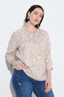Shirt, Leomuster, Rundhalsausschnitt, 3/4-Arm