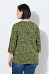 Shirt, Leomuster, Rundhalsausschnitt, 3/4-Arm