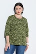 Shirt, Leomuster, Rundhalsausschnitt, 3/4-Arm