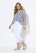 Capri-Leggings, schmale Passform, Elastikbund, Saumschlitz