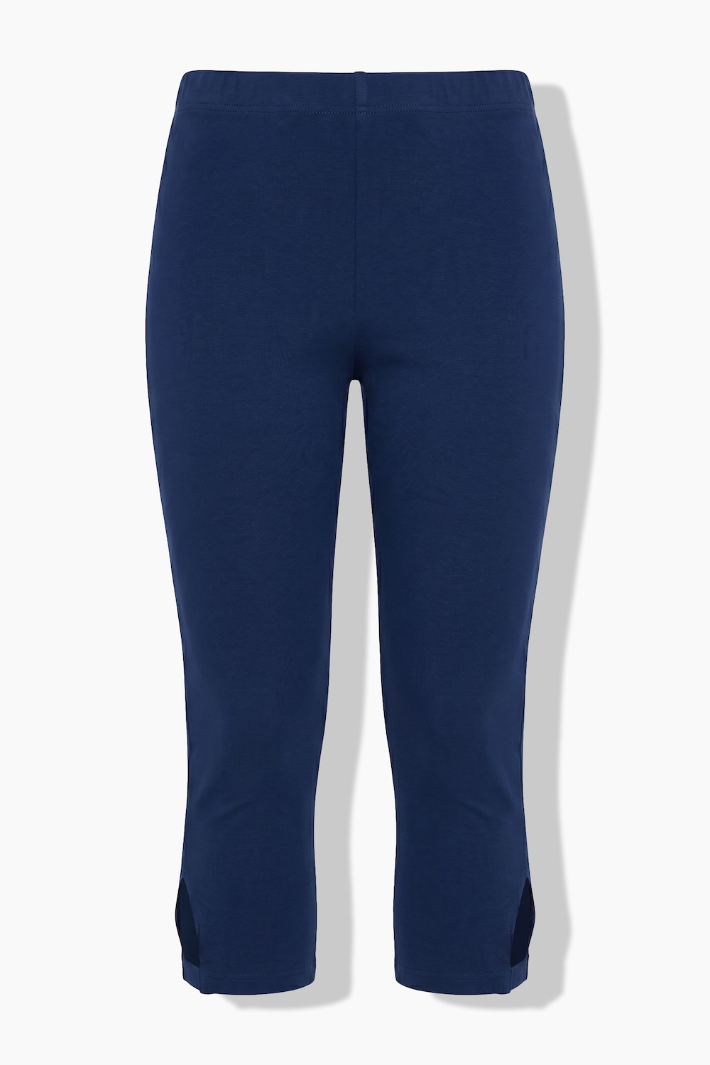 Stora storlekar Caprileggings medsmal passform, Dam, blå, storlek: 46, Bomull, Angel of Style