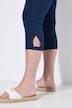 Capri-Leggings, schmale Passform, Elastikbund, Saumschlitz