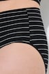 Maxislips, 2er-Pack, Ringel/einfarbig, Biobaumwolle