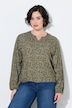 Bluse, Paisleymuster, Tunika-Ausschnitt, Langarm