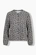 Bluse, Paisleymuster, Tunika-Ausschnitt, Langarm