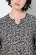 Bluse, Paisleymuster, Tunika-Ausschnitt, Langarm
