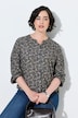 Bluse, Paisleymuster, Tunika-Ausschnitt, Langarm