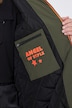 Kapuzenjacke, Zipper, Langarm, gerundeter Saum