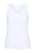 Top, A-line, V-neck, side slits