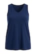 Top, A-line, V-neck, side slits