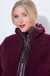 FakeFur-Jacke, Komfort Fit, Webpelz, Stehkragen
