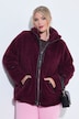 FakeFur-Jacke, Komfort Fit, Webpelz, Stehkragen