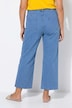 Jeans-Culotte, weites Bein, Blumen-Motiv, 5-Pocket