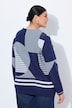 Pullover, Jacquardmuster, Stehkragen, Langarm