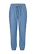 Denim jogging pants, loose fit, elasticated waistband
