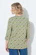 Floral Tile Print 3/4 Sleeve Tee