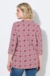 Floral Tile Print 3/4 Sleeve Tee