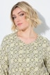 Floral Tile Print 3/4 Sleeve Tee