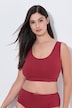2 Pack Eco Cotton Bralettes: Snowflake