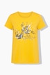 T-shirt, A-line, floral print, short sleeve