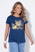 T-shirt, A-line, floral print, short sleeve