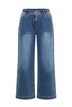 Jeans Mary, extraweites Bein, Ziersteine, Komfortbund