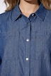 Long-Jeanshemd, oversized, Halbarm mit Umschlag