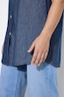 Long-Jeanshemd, oversized, Halbarm mit Umschlag