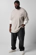 Langarmshirt, 2-in1 Look, Front Print, bis 8XL