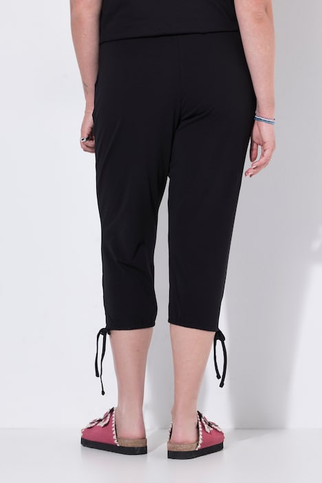 Sweat-Capri, Straight Fit, Elastikbund, Saumschlitz