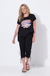 Sweat-Capri, Straight Fit, Elastikbund, Saumschlitz
