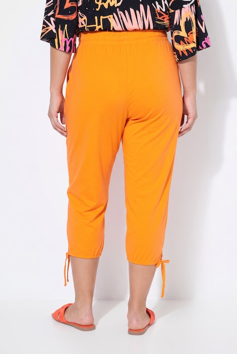 Jersey Leggins, Straight Fit, Elastikbund, Saumschlitz