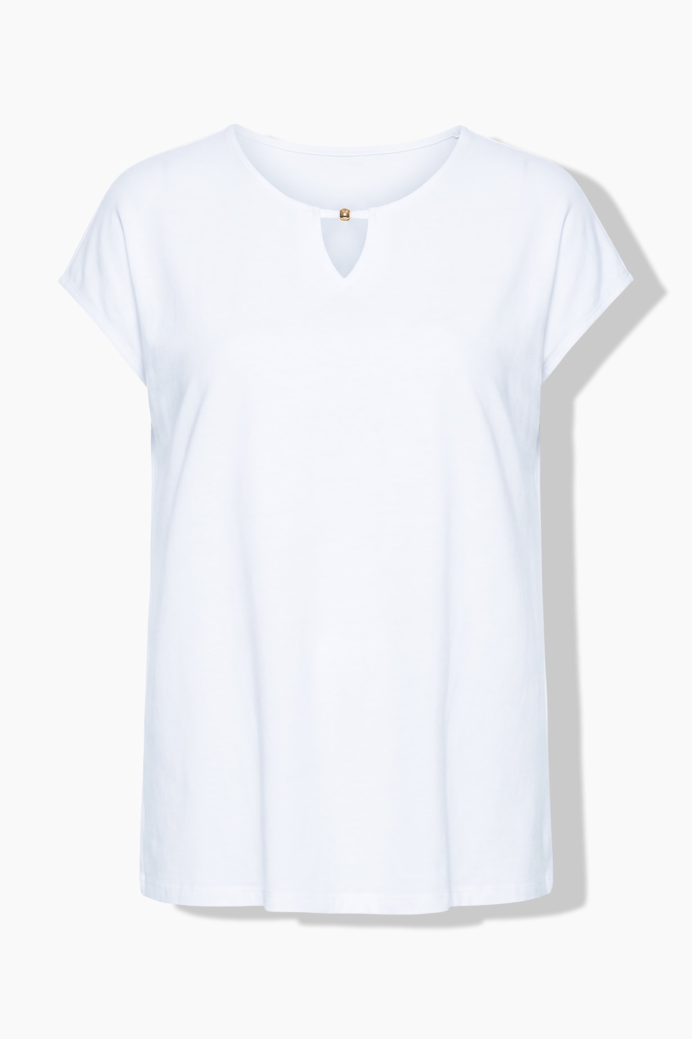 T-Shirt, A-Linie, Aussparung, Metallic-Perle