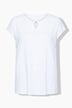 T-Shirt, A-Linie, Aussparung, Metallic-Perle